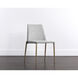 Renee Belfast Heather Grey / Bravo Metal Stackable Dining Chair, Set Of 2